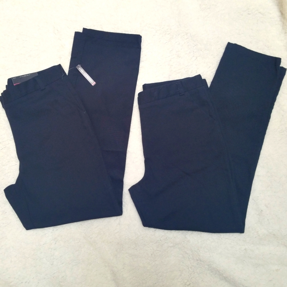 Nautica Girl's Bundle School Uniform Pants 16.5 Plus